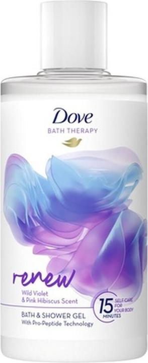 Dove Bath Therapy Renew Douche- en Badgel met hoogwaardige ingrediënten 400ml Citrus (400 ml)