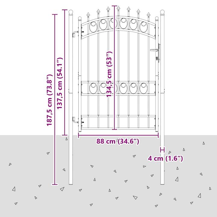 Produktbild vidaXL Gartentor
