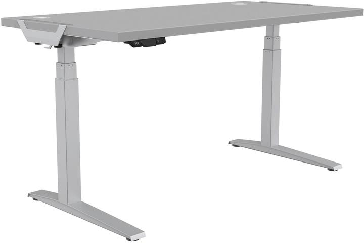 Immagine prodotto Fellowes Tischplatte Levado 140 x 80 cm, Grau (80 x 80 cm)