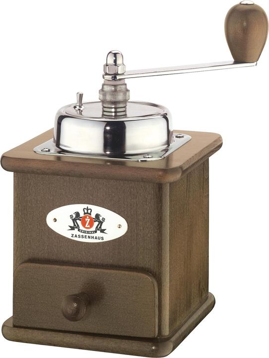 Produktbild Zassenhaus Kaffeemühle Brasilia Buchenholz mahagonifarb