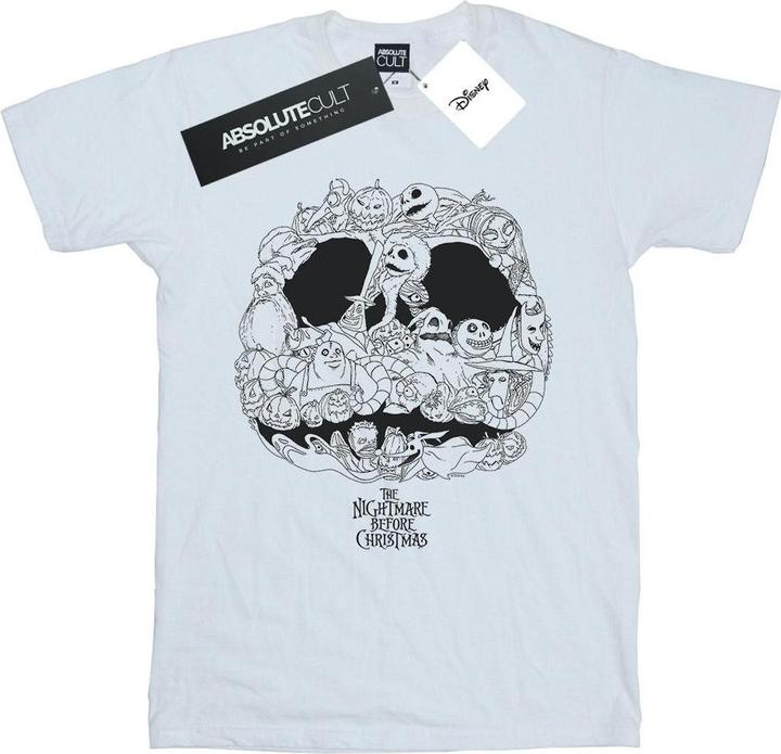 Disney Nightmare Before Christmas Jack Skellington JackOLanterns TShirt Mädchen (140, 146)