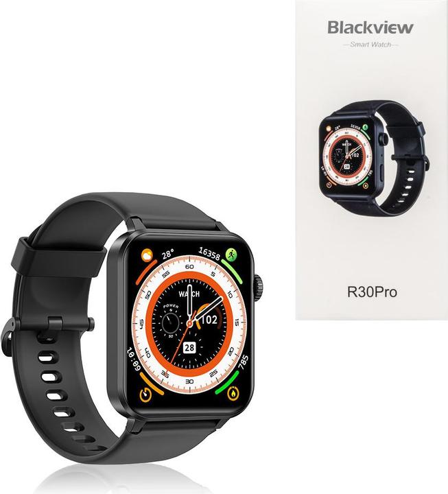 Actual product image Blackview R30Pro Smartwatch (Black)