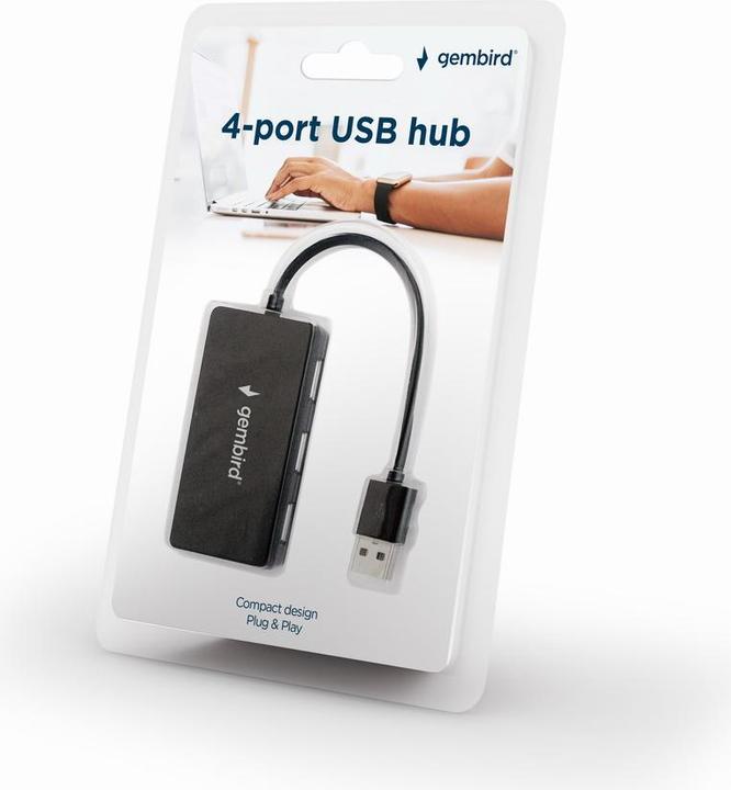 Image du produit Gembird UHB-U2P4-04 (USB-A, 4 ports)