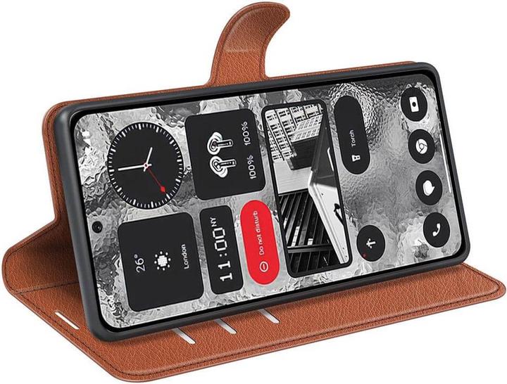Actual product image Cover-Discount Nothing Phone (2) - Leather case cover brown (Nothing Phone (2))