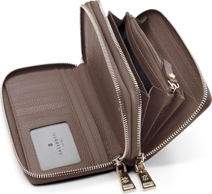 Actual product image Lazarotti Bologna Leather Geldbörse RFID Schutz Leder 20 cm