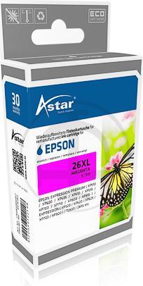 Actual product image Astar AS15262 Ink cartridge compatible with EPSON 26XL, 700 pages, magenta (M)