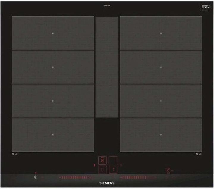 Siemens EX675LYC1E Cooktop, stainless steel Integrated zone induction hob 4 zone(s) (60.20 cm, Induction hob)