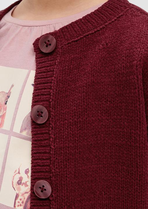 Image du produit S.Oliver Strickjacke Verkürzte Strickjacke mit Knopfleiste (116, 122)