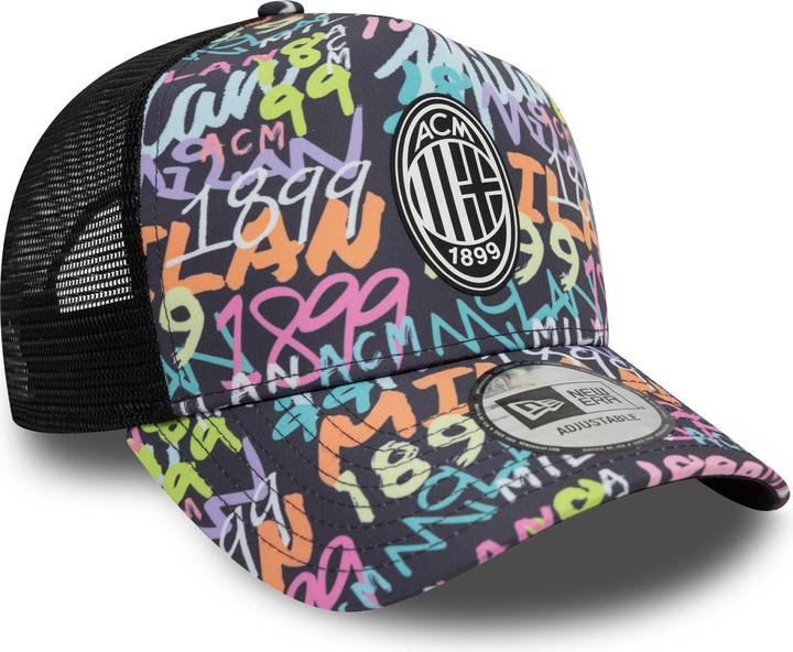 Produktbild New Era A-Frame Trucker Cap - Ac Mailand Grafiti (One Size)