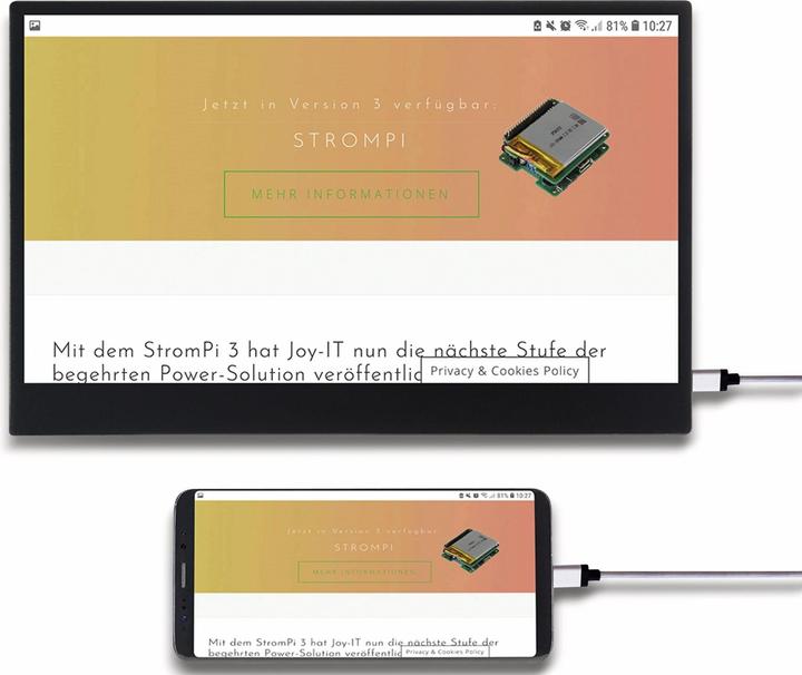 Immagine prodotto Joy-it Joy-View 13 (1920 x 1080 pixel, 13.30")