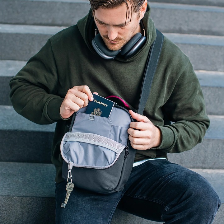 Actual product image Pacsafe Metrosafe X Vertical Crossbody