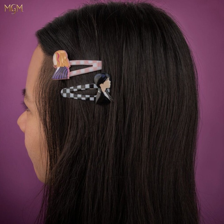 Immagine prodotto Cinereplicas Mercoledì: Gioielli per capelli (4 pezzi