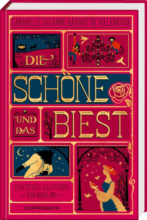 Produktbild Die Schöne und das Biest (Deutsch, Gabrielle-Suzanne Barbot De Villeneuve, MinaLima Design, Sonja Häussler, 2017)