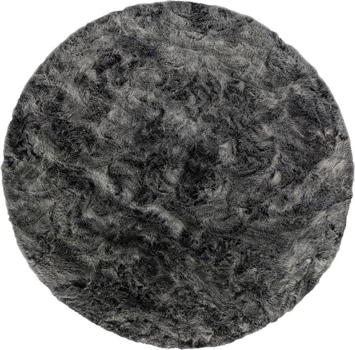 Produktbild Pergamon Luxus Super Soft Fellteppich Aspen Rund Meliert (Ø 80 cm)