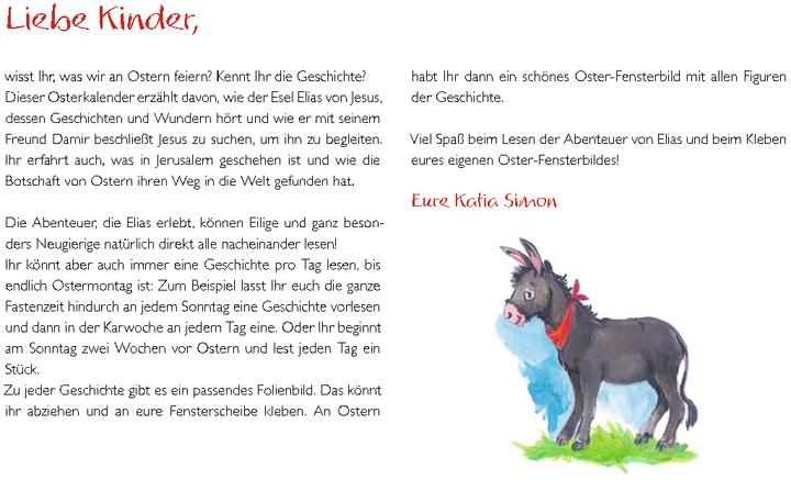 Produktbild Elias erlebt Ostern (Deutsch, Katia Simon, 2011)