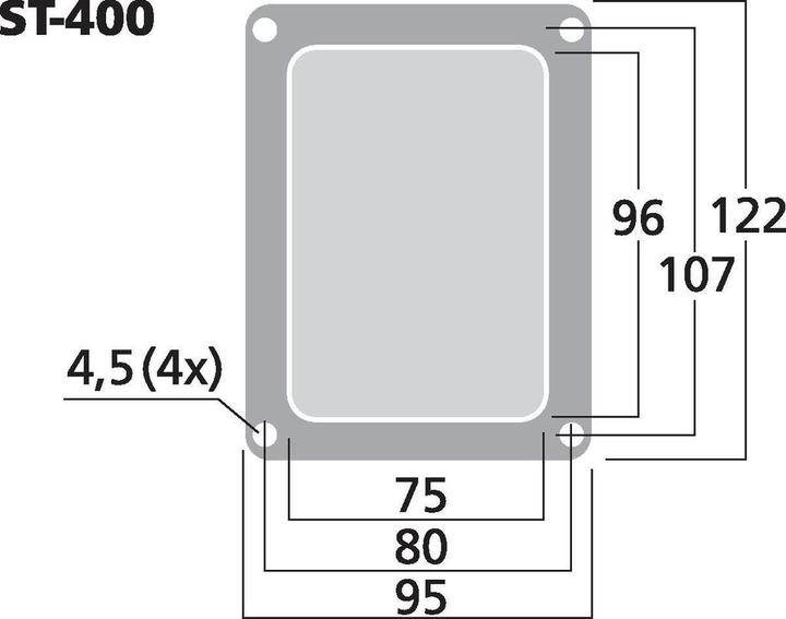 Image du produit Monacor Bornier encastré pour le bi-câblage ou la bi-amplification