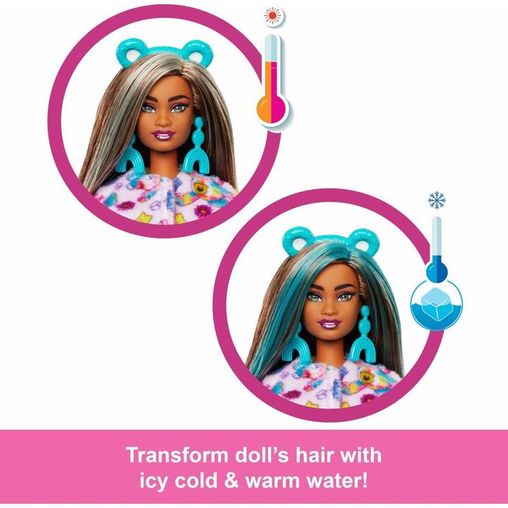 Produktbild Barbie Puppe mit Accessoires, Glücksbärchis-Serie 2, Good-Vibes-Bärchi