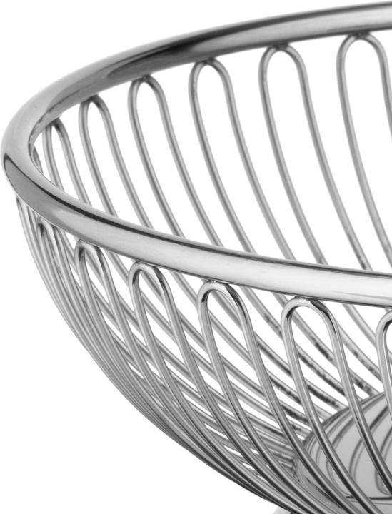 Actual product image Alessi Stainless steel wire basket silver (Ø 20 cm)
