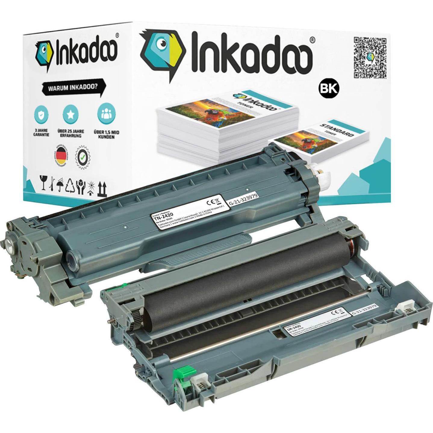 Inkadoo, Toner, Kompatibel Toner für Brother DCP-L 2537 DW