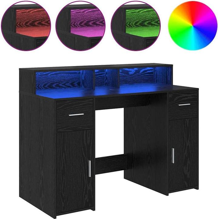 Produktbild vidaXL LED Schreibtisch (55 x 120 x 91 cm)