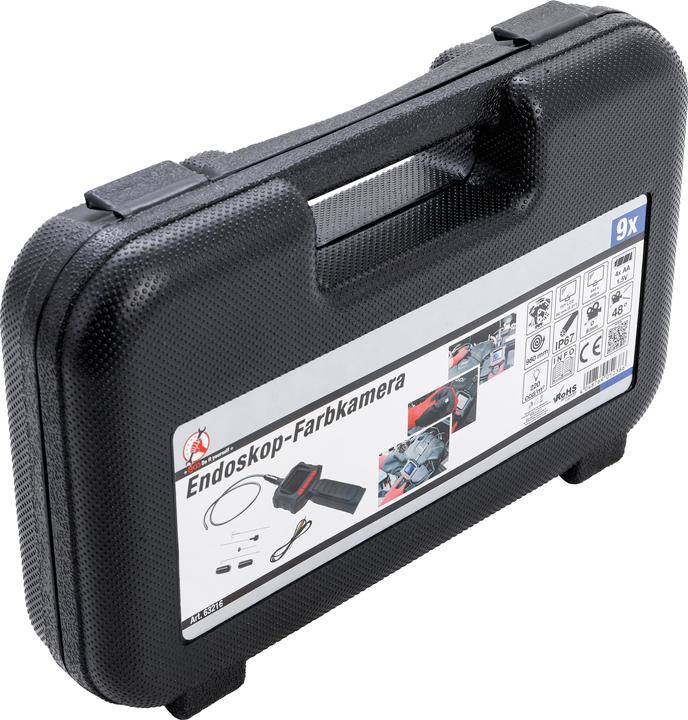 Produktbild BGS Endoskop-Farbkamera mit TFT-Monitor Kamerakopf Ø 8 mm