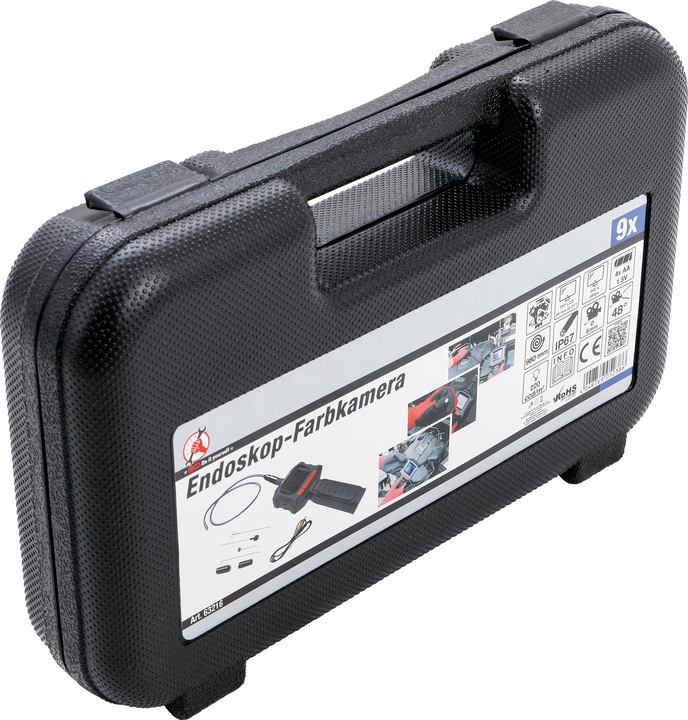 Actual product image BGS Video Borescope with TFT-Display Camera Head Ø 8 mm