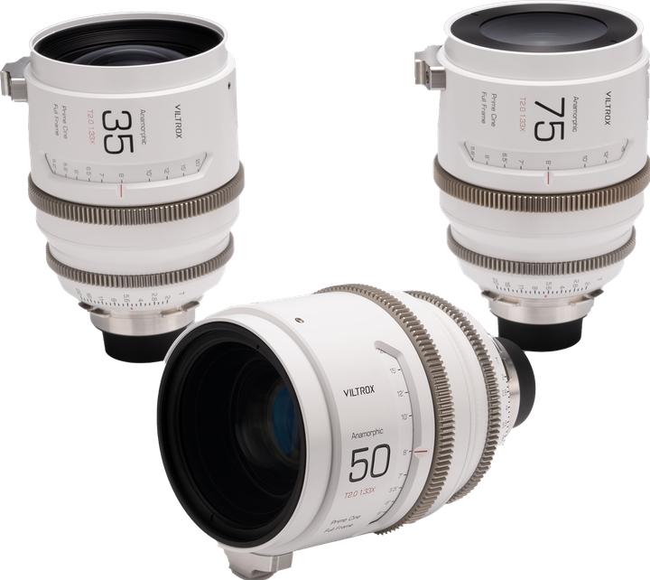 Viltrox Anamorphic Lens SET 35/50/75mm T2.0 1.33X PL-Mount (L-Mount, full size)