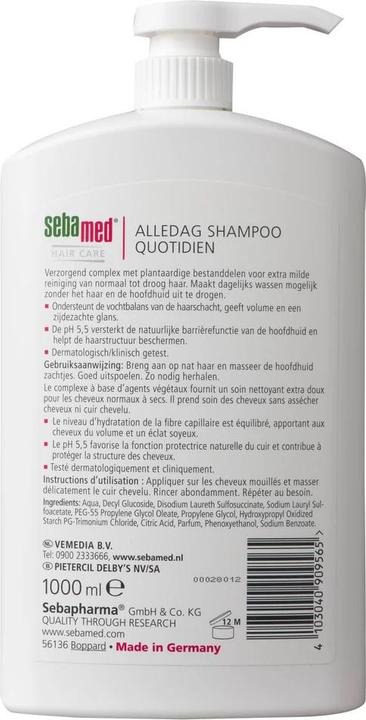 Immagine prodotto Sebamed Shampoo pompa per tutti i giorni - 1000ml (1000 ml)