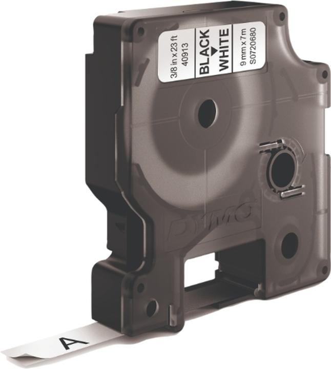 Actual product image Dymo taśma S0720680 (black on white) type D1 (0.90 cm, Black, White)