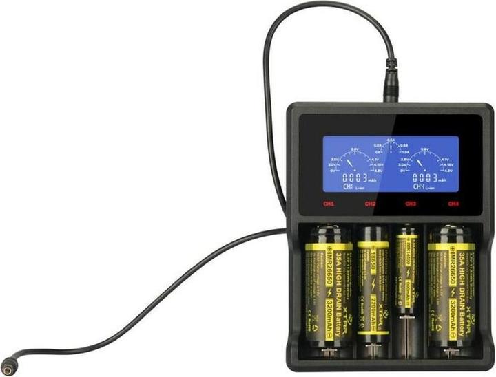 Image du produit Xtar VC4SL (1 pcs, 14500, 16340, 18500, 18650, 21700, 26650, AA, AAA, Chargeurs sans batterie)