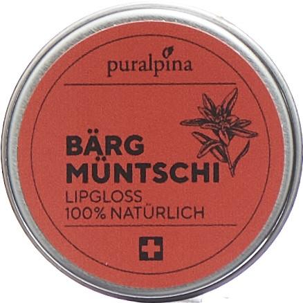 Produktbild Puralpina Lippenbalm Bärgmüntschi Gloss 5 ml (Balsam, 5 ml)