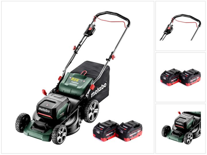 Produktbild Metabo RM 36-18 LTX BL 46 Akku Rasenmäher 36 V ( 2x 18 V ) 46 cm Brushless + 2x Akku 8,0 Ah - ohne L (Akkubetrieb)