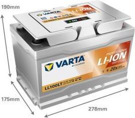 Varta Lithium Versorgerbatterie 12Volt 100Ah LifePo4 inkl. Heizung (12 V, 100 Ah)