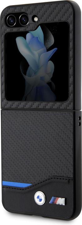 Actual product image BMW M Collection Carbon Case for F731B Samsung Galaxy Z Flip5 - black (Samsung Galaxy Z Flip5)