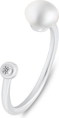 Produktbild Brilio Silver - Delicate silver ring with real pearl RI103W - Circuit: 50 mm (50)
