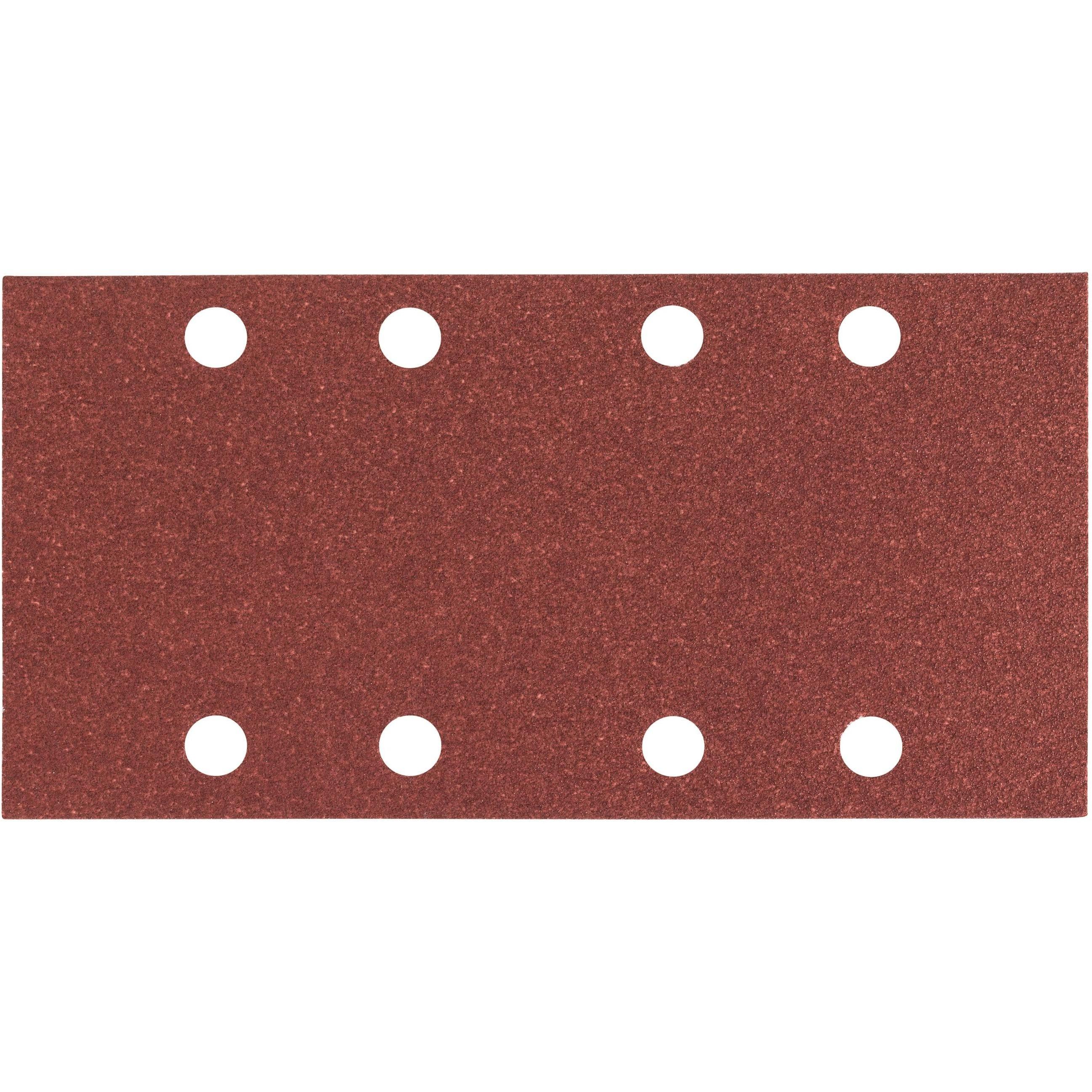 Bosch Professional Zubehör, Schleifmittel, Schleifblatt C430, 93 x 186 mm, 80, 8 Löcher, 10er-Pack (80)