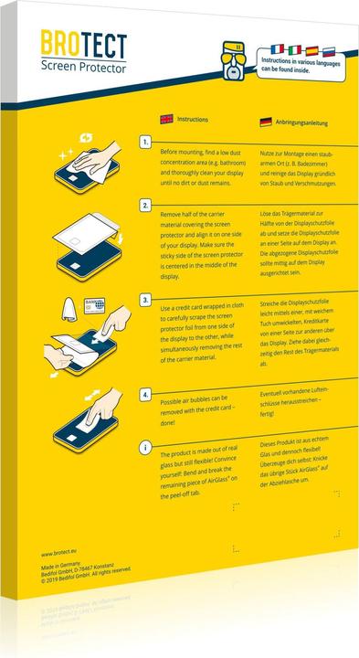 Productafbeelding BROTECT AirGlass Verre Mat (1 Stuk, TCL 40 NxtPaper)