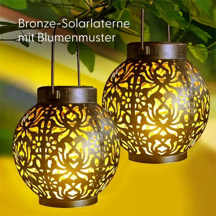 Image du produit Hermex Outdoor Solarleuchte Gartenlaterne Solarlampe LED Laterne Solarlaterne