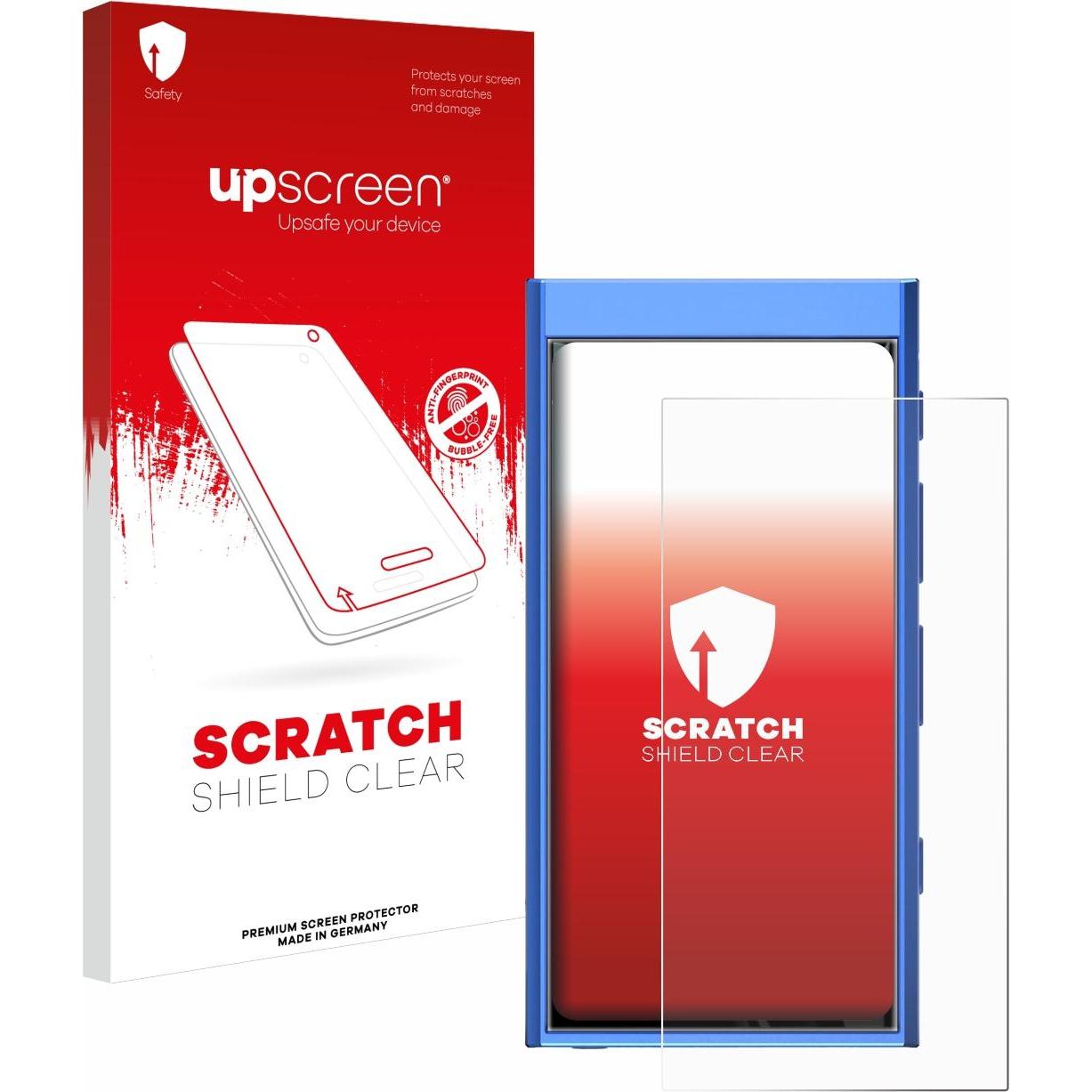 upscreen Schutzfolie Displayschutz Displayschutzfolie Folie Klar Transparent, MP3 + Media-Player Zubehör