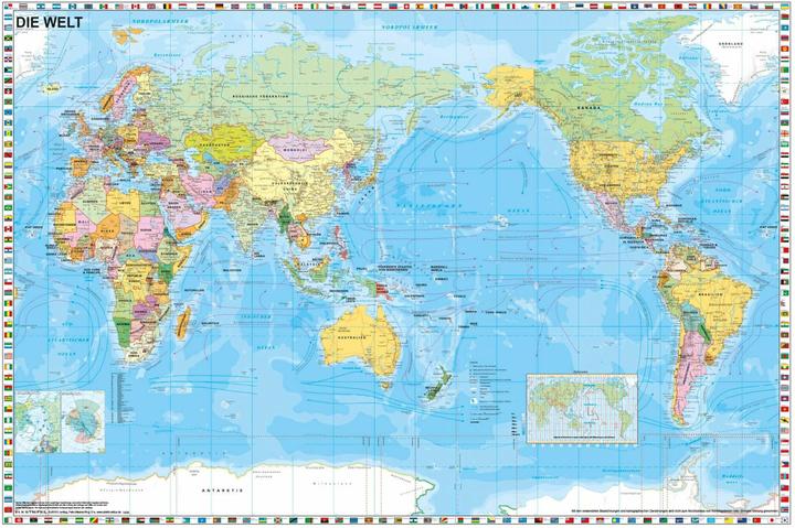 Actual product image Stiefel:World map pacific poli