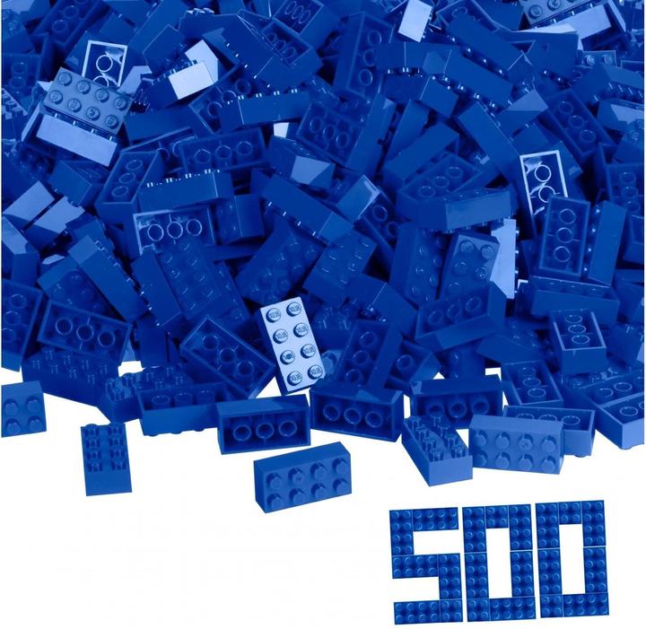 Image du produit Simba Blox 500 briques bleues de 8 en vrac