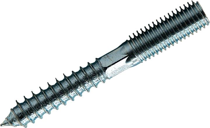 Image du produit FTM Vis à double filetage, acier galvanisé M10 x 80 mm, 2 pièces (2 Vis par pièce)