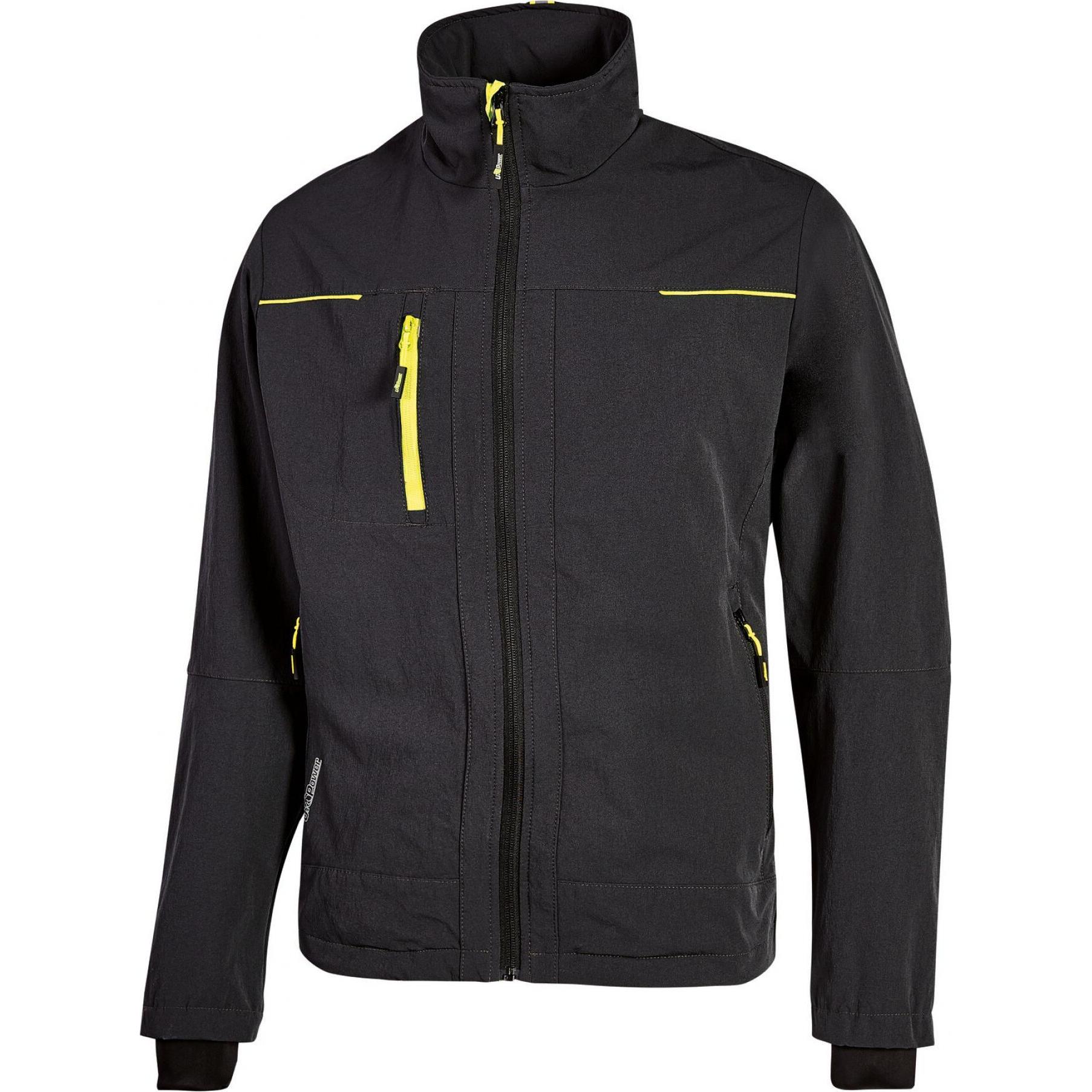 U-Power, Herren, Jacke, Softshelljacke Pluton schwarz carbon S (S), Schwarz, S