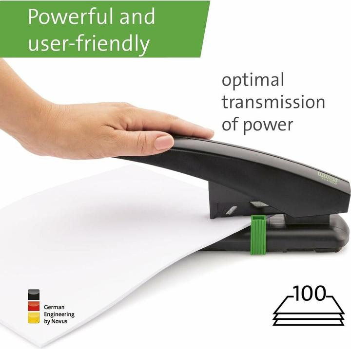 Image du produit Novus Blockheftgerät B40 re+new schwarz bis 100 Blatt (100 feuilles)