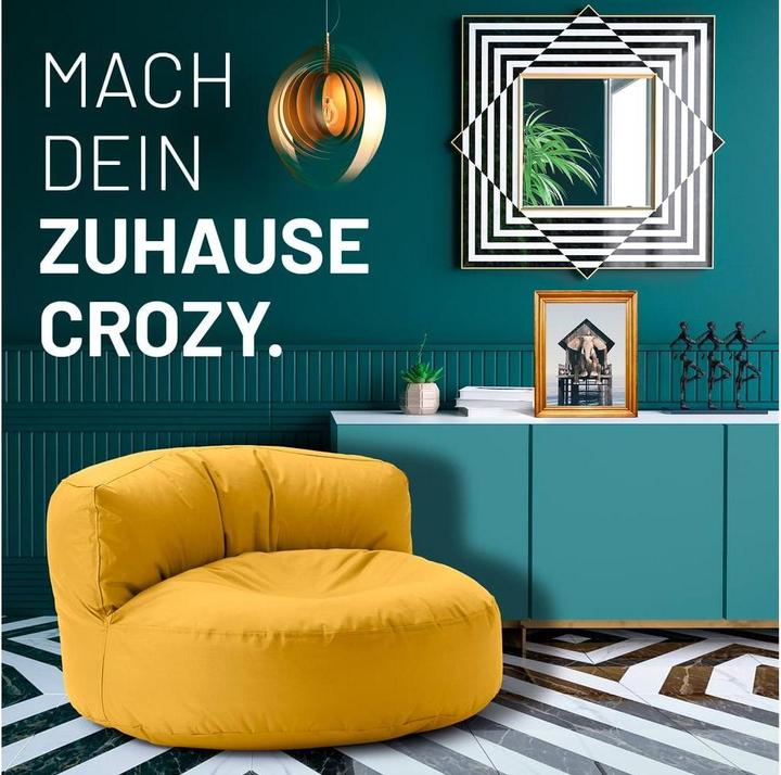 Produktbild Lumaland Sitzsack-Sofa, 320 l Polyester (PES), Gelb