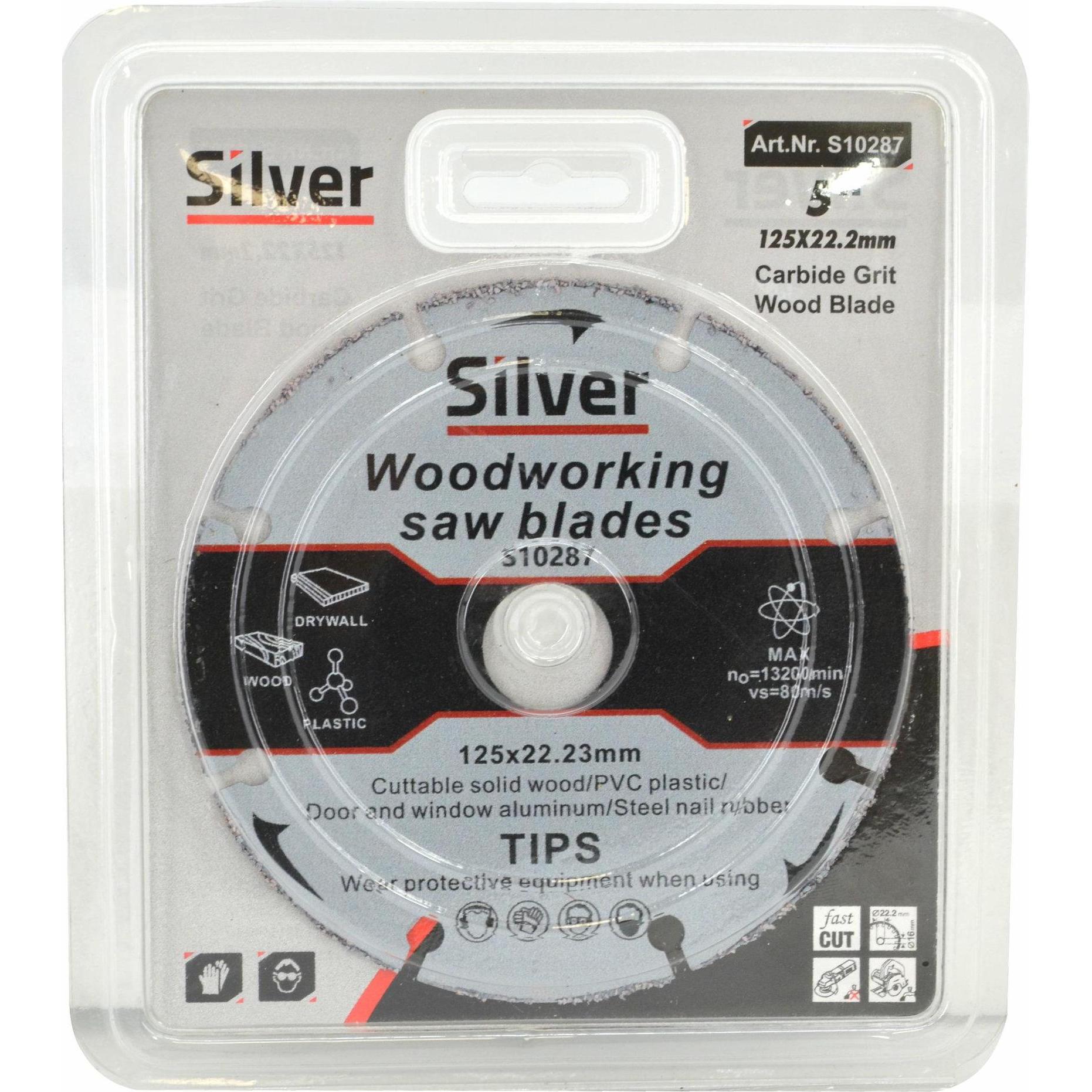 Silver, Sägeblatt, Silber Universal Shield Sintered Carbid 125 mm