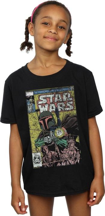 Produktbild Star Wars Boba Fett Comic TShirt Mädchen (140, 146)