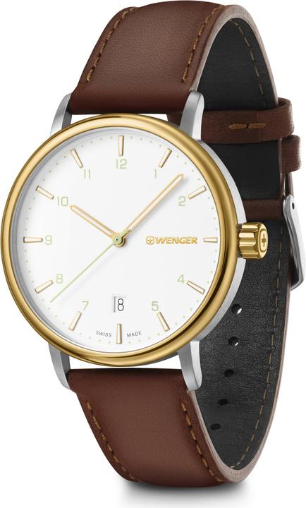 Immagine prodotto Wenger Classico urbano (Orologio da polso analogico, Fatto in Svizzera, 40 mm)