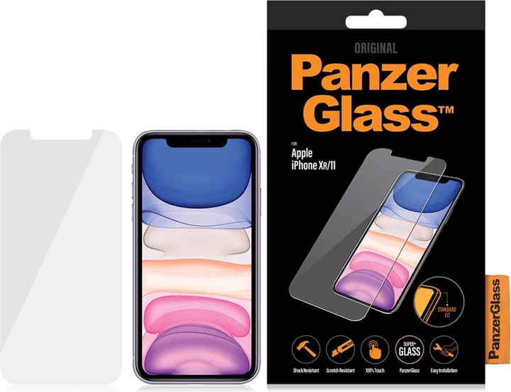 Actual product image PanzerGlass standard fit (1 Piece, Apple iPhone 11)