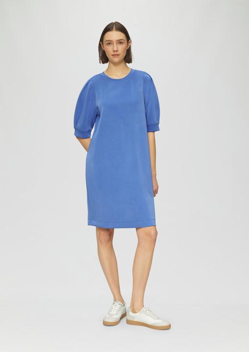 Produktbild S.Oliver Kleid Kurzes Scuba-Kleid mit Faltendetail am Arm (46)